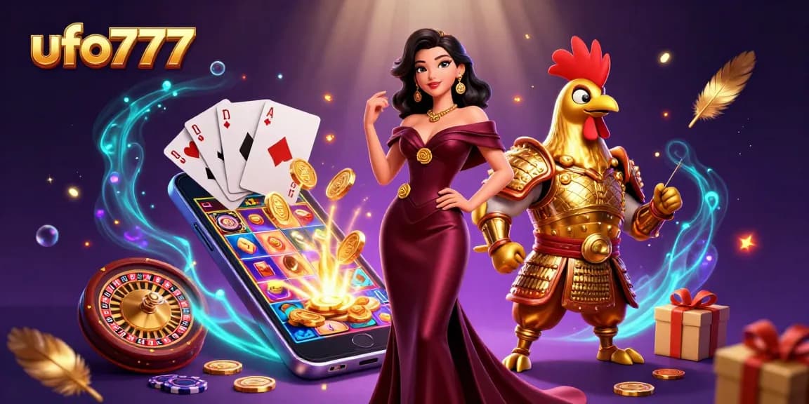 Experience ufo777 gaming thrill with enchanting 3D visuals and slot games spinning