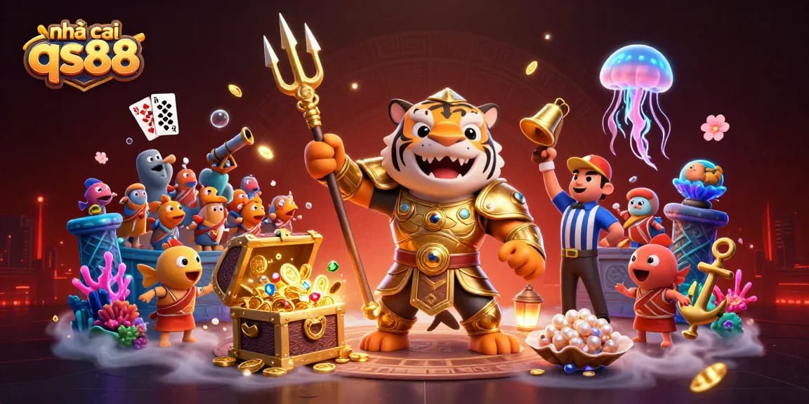 Experience thrilling gaming at nhà cái qs88 with exciting underwater action and dynamic gambling elements.
