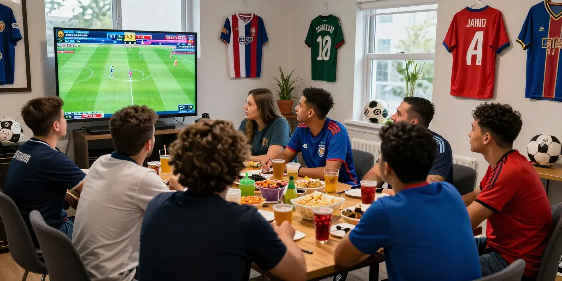 Football fans engaged in match analysis at https://bongdata.net/ showcasing live betting odds and statistics.