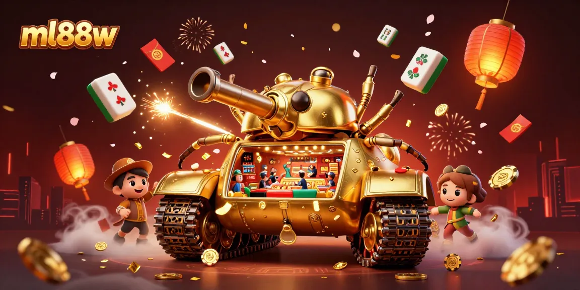 Experience the thrilling action of ml88w with a vibrant 3D casino scene featuring engaging gaming elements.