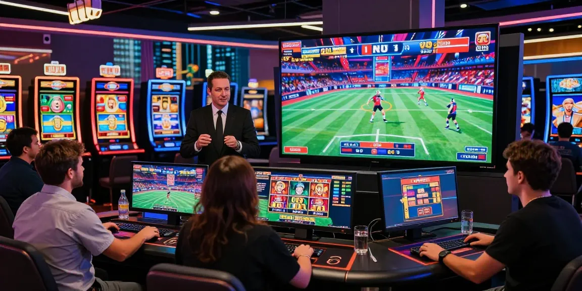 Exciting online gaming scene at https://go99vn.city/ with a digital casino ambiance, showcasing live interaction and diverse gaming options.