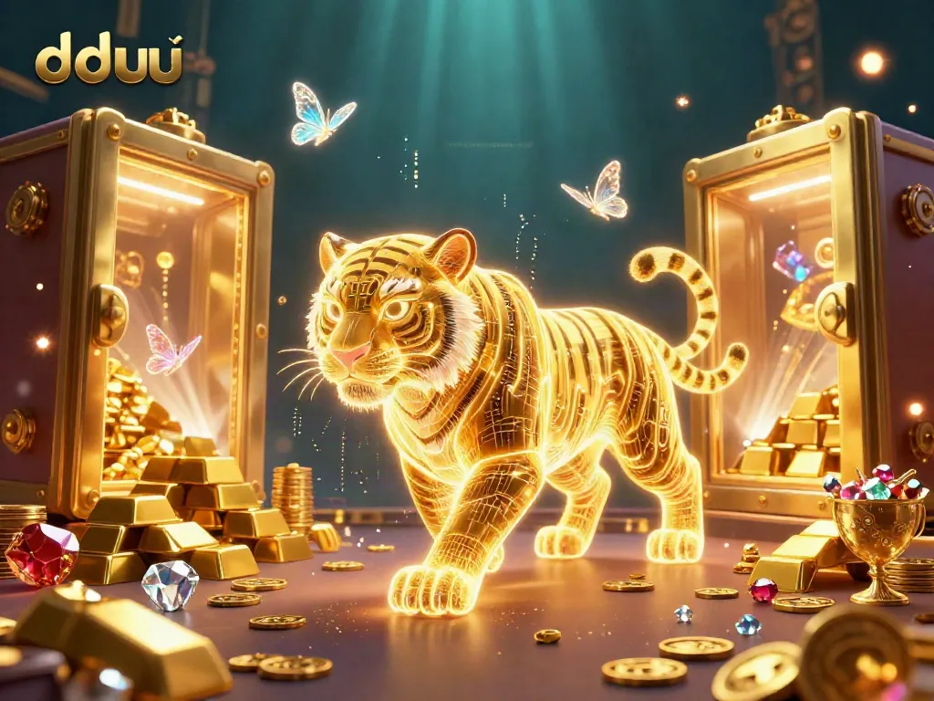 Experience the thrilling digital casino atmosphere of dduu with vibrant colors and dynamic elements.
