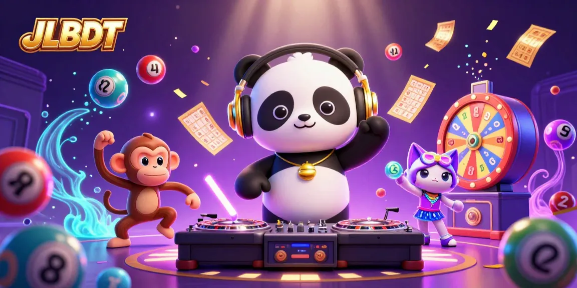 Experience vibrant gaming with JLBDT's DJ panda spinning at a dynamic casino event.