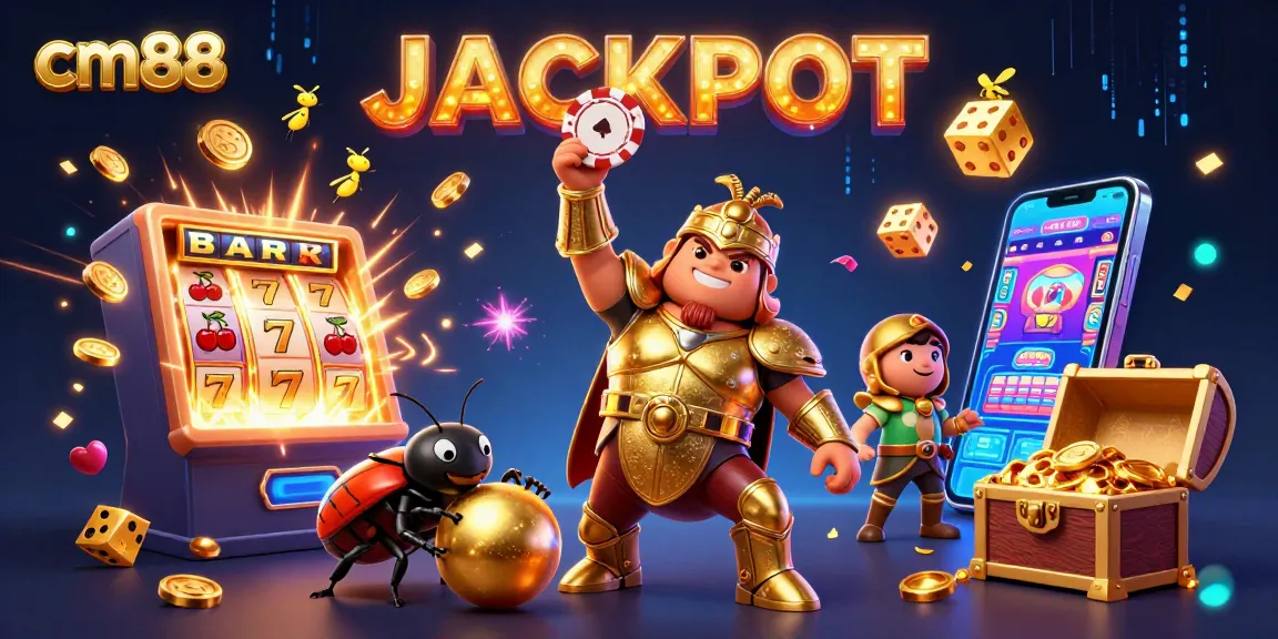 Experience the thrilling world of cm88 slots with vibrant visuals and engaging characters.