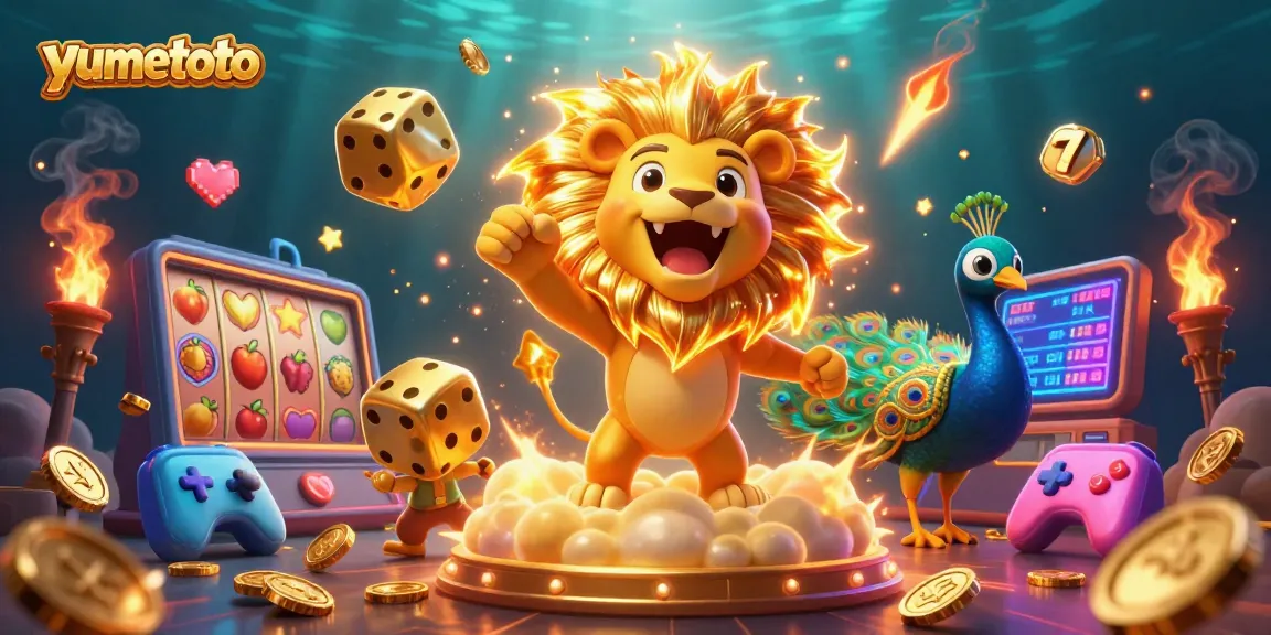 Experience exciting gameplay with yumetoto as you enjoy the thrill of slot machines in a dazzling 3D illustration.