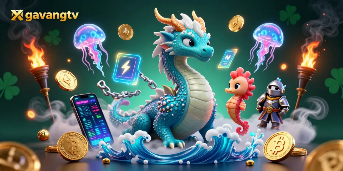 Engage with exciting gambling strategies at gavangtv in a vibrant casino-themed illustration.