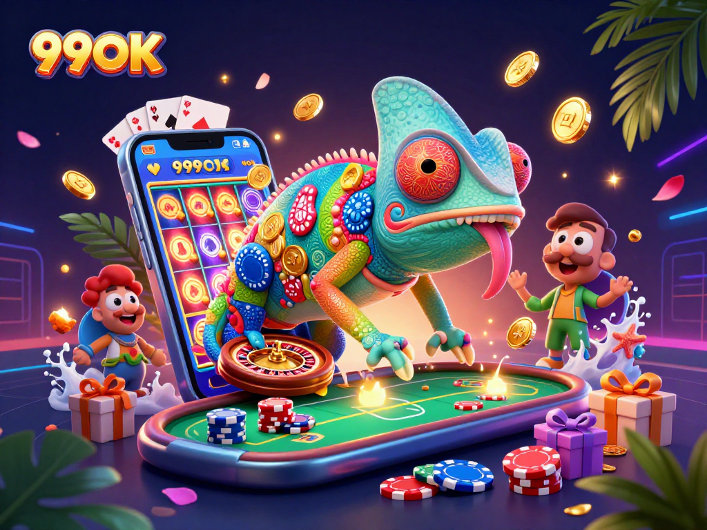 Experience thrilling wins at 99OK with dynamic gameplay featuring vibrant casino elements.