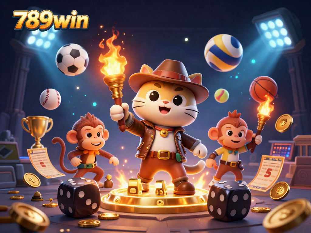 Create winning strategies with 789win in this vibrant casino action scene.