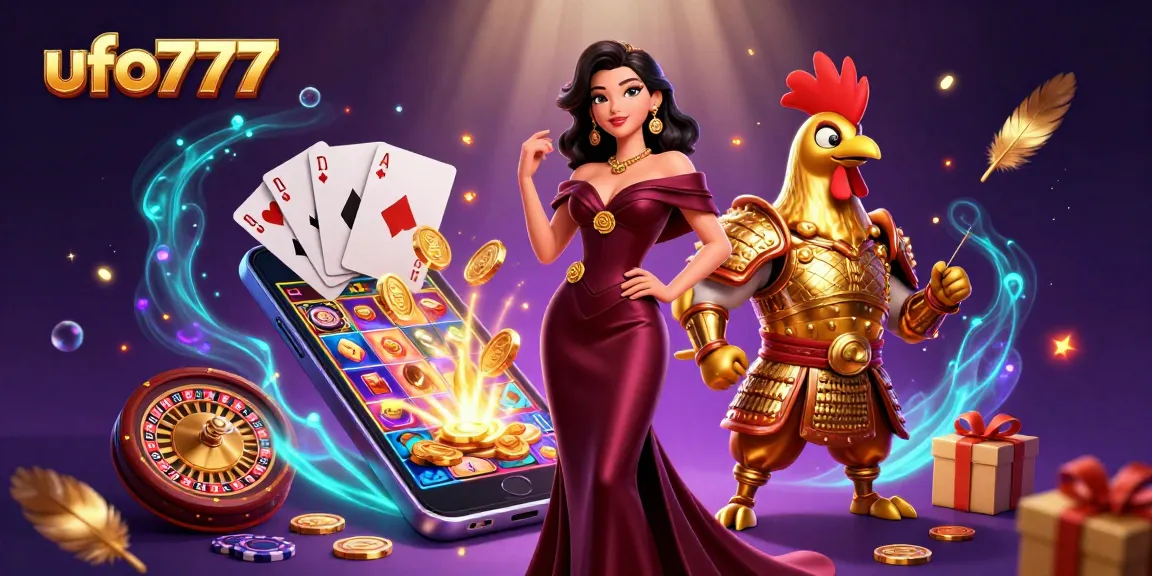 Experience ufo777 gaming thrill with enchanting 3D visuals and slot games spinning