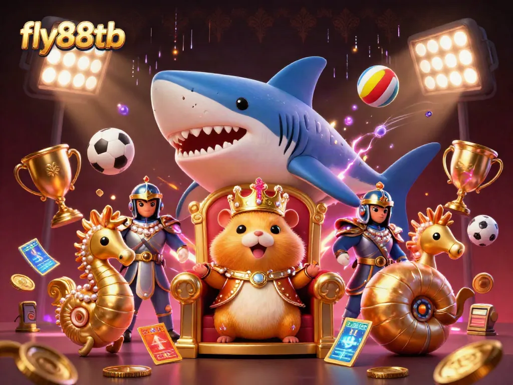 Engage in thrilling betting at fly88tb, capturing intense gambling moments with a vibrant 3D scene.