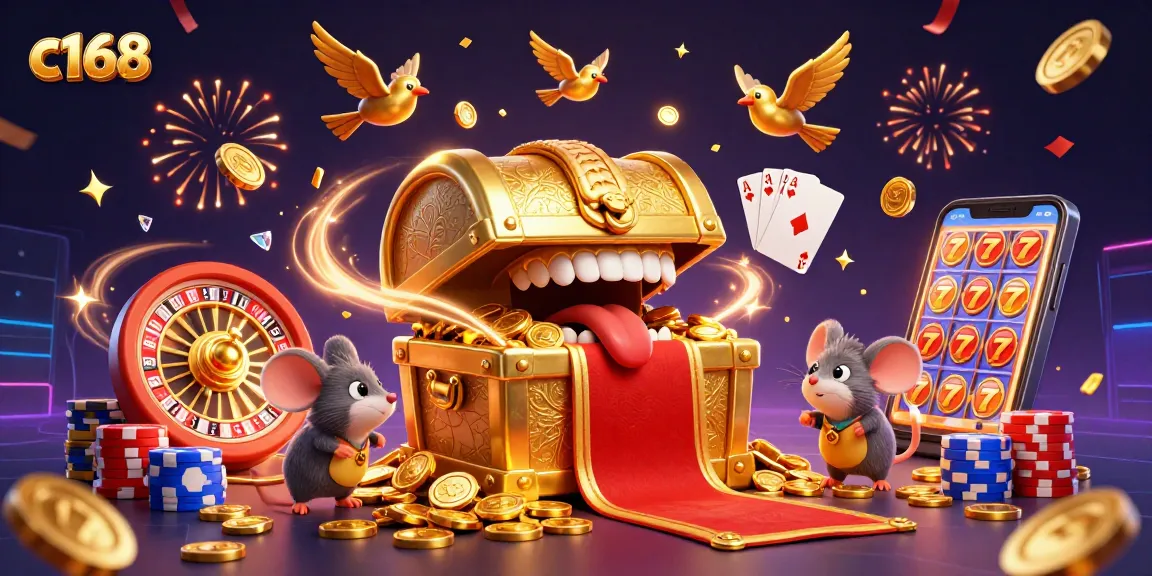 Spin the reels at c168 with a vibrant universe of casino excitement, golden treasures, and thrilling games!