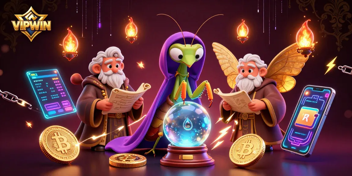 Join the thrilling world of VIPWIN with a mystical fortune teller and floating oracles.