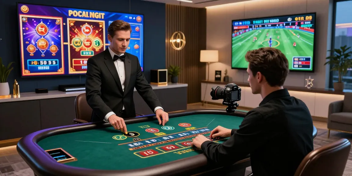 Người chơi tham gia trò chơi live casino tại E2WIN với không gian sang trọng và hiện đại.