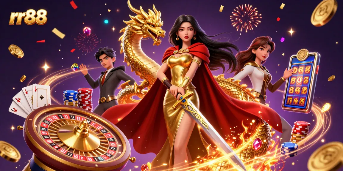 Experience thrilling action at rr88 with vibrant gaming elements and captivating design.
